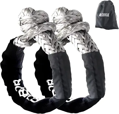 Synthetic soft shackle with protective sleeve