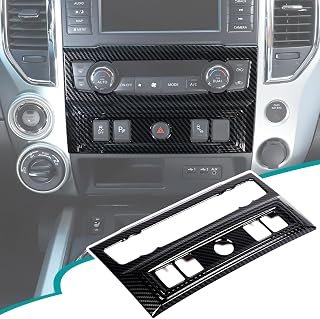 Control Air Conditioning Panel Cover Compatible with Nissan Titan 2016-2024