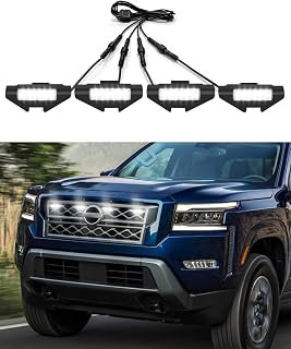 LED Grill Lights for 2022 2023 2024 Nissan Frontier PRO4X Prox SV S, White