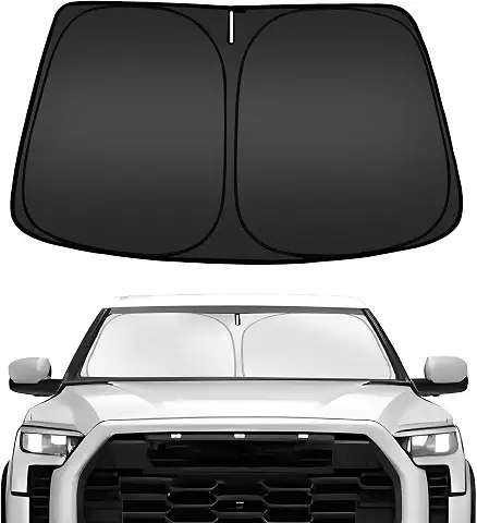 ARISMOTOR Windshield Sun Shade for Toyota Tundra 2022-2026 2027