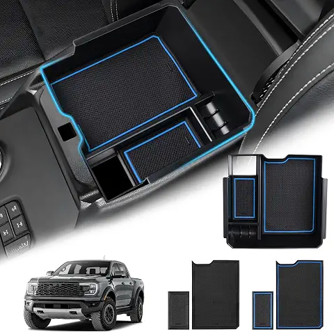 Sunsdrew Center Console Organizer for 2024‑2026 Ford Ranger