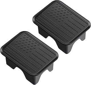 Bed Rail Stake Pocket Covers for 2019-2026 Dodge Ram 1500 2500 (2pcs Black)