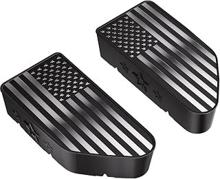Bed Rail Stake Pocket Covers for GMC Chevy Silverado Sierra 1500 2019-2024 2025 2026, GMC Sierra 2500 3500HD 2020-2024 2025 2026, Truck Caps Rear Holes Plugs Covers Black/Silver