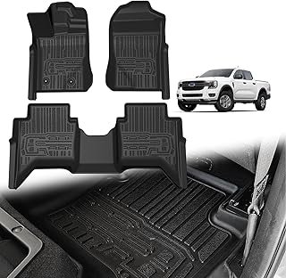 Floor Mats for 2024 2025 2026 Ford Ranger SuperCrew