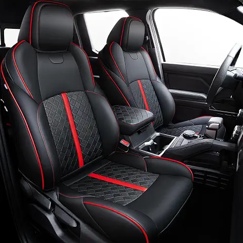 Leather Seat Covers Custom Fit for Tacoma Gen 4th (2024-2026) Double Cab
