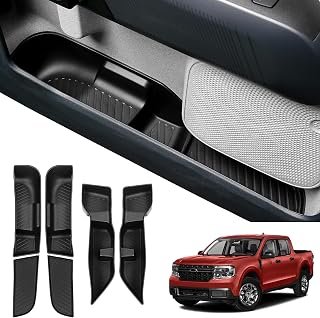 Mabett Door Side Tray for 2022-2025 Ford Maverick Accessories(Black)