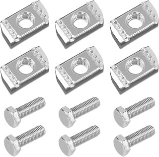 6PCS Truck Bed Rail Bolts Nuts Tie Down Mount Cleats Fit for Nissan Frontier 2005-2024 Titan 2004-2024 w/Utili-Track Rail System - Rail Bolt Kit for Nissan Titan and Frontier Utili-Track