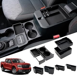 Mabett Center Console Organizer Set for 2022-2026 Ford Maverick Accessories