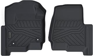 Floor Mats | Fits 2017-2026 Ford F-250, F-350, F-450 Supercab/Crew Cab w/Factory Carpeting | Front Row, 2-pc Black F250 F250 F350 F450 F550 F 250 Floor Liner
