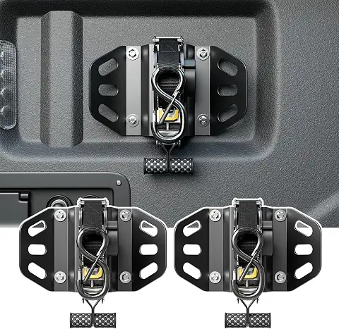 2PCS Retractable Ratchet Straps Compatible with 2015-2026 Ford F150