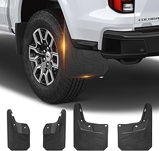 Sunsdrew Mud Flaps for 2023-2026 Chevrolet Colorado LT/WT/CUSTOM/Z71