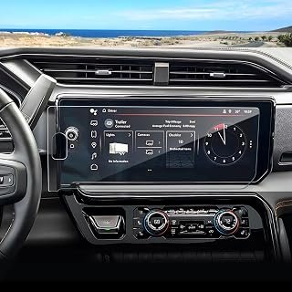 Anti-Glare Matte for 2022-2026 GMC Sierra 1500 Screen Protector, for (AT4/AT4X/Denali/Denali Ultimate) 9H Tempered Glass 2026 2025 Sierra 1500/2500HD/3500HD Accessories Anti-Fingerprint 13.4"