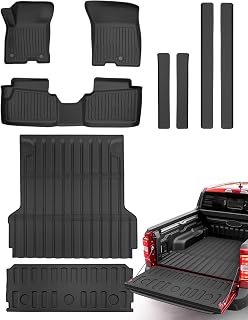 Floor Mats Truck Bed Tailgate Mat for Ford Maverick Hybrid 2022-2026,9 Pcs