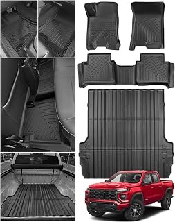 Truck Floor & Bed Mats for Chevy Colorado & GMC Canyon 2023 2024 2025 2026
