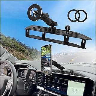 WXRYLYN 2025 2026 Silverado Sierra Metal Magnetic Phone Mount
