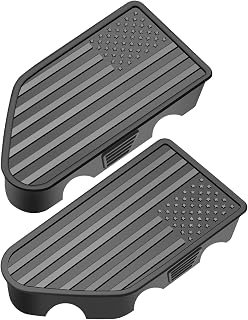 Stake Pocket Cover Set of Two Compatible with Chevy Colorado/GMC Canyon 2023-2026, National Flag Truck Hole Caps Plugs (Black)