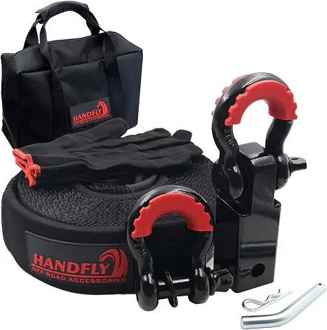 Off-road strap, hitch and shackle kit