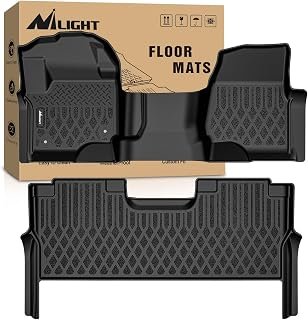 Nilight TPE Floor Mats for Ford F250 F350 F450 F550 Super Duty Crew Cab