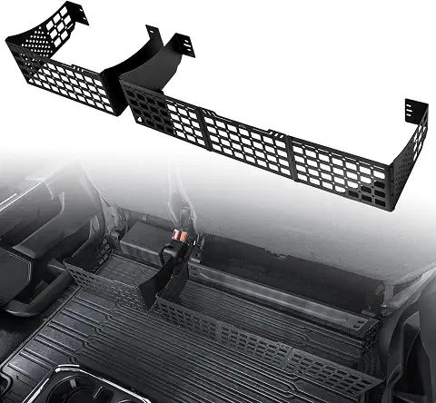 JOYTUTUS Under Seat Storage Molle Panel Compatible with Ford F150 SuperCrew Cab 2015-2026 & F250 F350 Crew Cab 2017-2026, Underseat Truck Rear Under Seat Storage Molle Panels Accessories