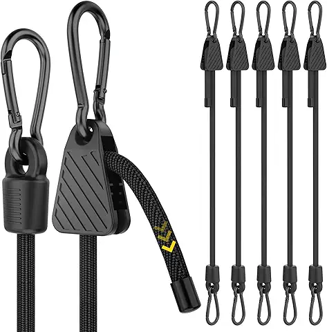 Rugtol adjustable carabiner bungee cords