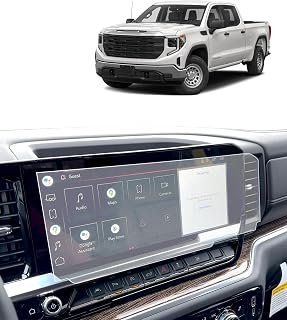 For 2026 Chevy Silverado Screen Protector -2022 2023 2024 2026 Chevrolet Silverado 1500/2500HD/3500HD Accessories (LT/RST/ZR2/LTZ/LT Trail Boss/High Country) 9H Tempered Glass 13.4 Inch Touchscreen