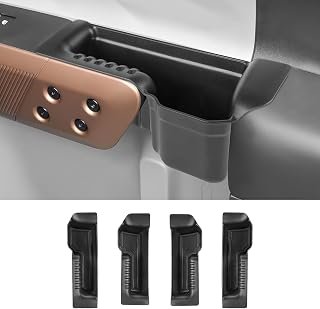 Door Handle Storage Box for 2022-2025 2026 Ford Maverick Accessories, Front Rear Door Side Storage Insert Tray Organizer Grab Handle Pocket Container 4PCS