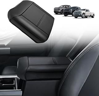 Muslogy Center Console Armrest Cover for 2023 2024 2025 2026 F250 F350 F450 Super Duty Accessories, Anti-Scratch, Extra Thick, Bucket