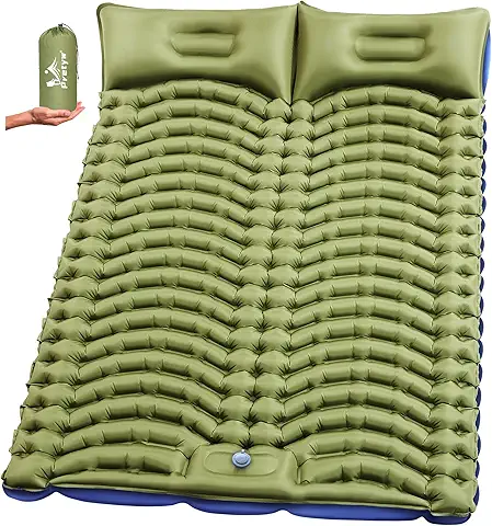 Double camping sleeping pad