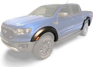 Husky Liners Fender Flares Extend-A-Fender Style | Fits 2004-2015 Nissan Titan (Beds with Lock Box) | Front & Rear, 4-pc Black - 2807902