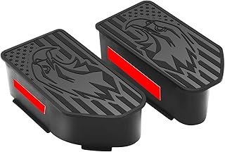 2Pcs Bed Rail Stake Pocket Covers for Chevy Silverado GMC Sierra