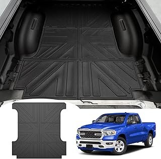 Bed Mat Compatible with 2019-2025 Dodge Ram 1500 5.7FT Truck Bed Liner Pickup Car Truck Potector for 2019-2025 Dodge Ram1500 Accessories(19-25 Ram 1500 5.7FT)