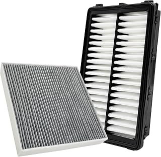 Cabin and Engine Air Filter Set Fits for 2021-2025 2026 K5, 2023-2026 Sportage, 2021-2026 Sorento, 2020-2026 Sonata, 2021-2026 Santa Fe, 2022-2026 Tucson, Santa Cruz, 97133-L0000, 28113-L1000