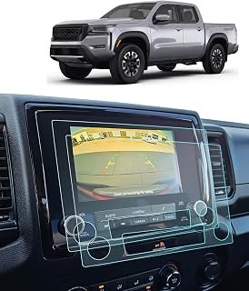 For 2024 Nissan titan Screen Protector -(2PCS) 2020-2024 Titan (S/SV/SV Bronze Edition/Pro-4X/SV Midnight Edition/Platinum Reserve) Accessories HD Transparent Nano Film 8/9" Navigation Touchscreen