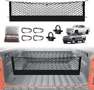Muslogy Cargo Net for 2015-2022 Chevy Colorado & GMC Canyon Accessories