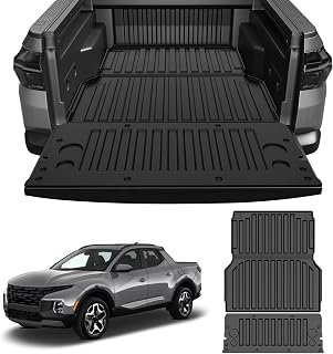 Truck Bed Mat for Hyundai Santa Cruz 4.3FT 2022-2026, with Tailgate Mat