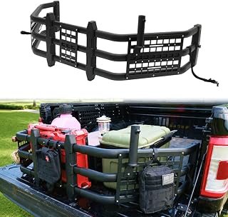 Truck Bed Extender Fit for 2019-2026 Ford Ranger, w/MOLLE Panel & Flagpole