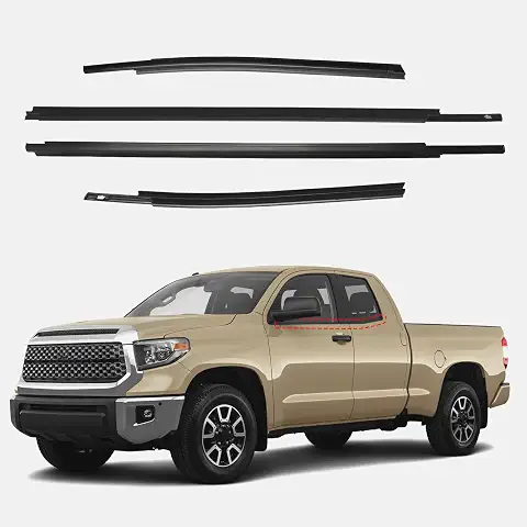 Window Weatherstrip Trim for 2007-2019 Tundra Double Cab