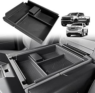 Muslogy Console Organizer for 2020-2026 Silverado/Sierra 1500, Jump Seat