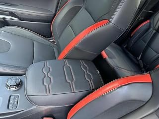 Muslogy Armrest Cover for Ford Ranger 2024-2026, Regular Thick, Orange Trim