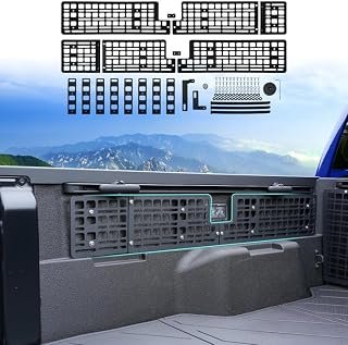 Side Truck Bed Molle Panel Rack System Compatible with 2024 2025 Toyota Tacoma 5FT Accessories Cargo Storage Organizer Tools Rack Fit for 24-25 Tacoma Accessories