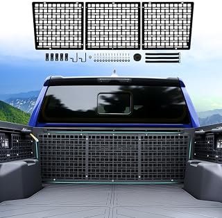 Front Truck Bed Molle Panel Rack System Compatible with 2024-2025 Toyota Tacoma Accessories Cargo Storage Organizer Tools Rack Fit for 24-25 Toyota Tacoma Accessories