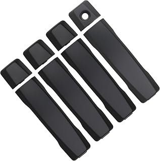 APPERFiT Exterior Door Handles Matte Black Compatible with Nissan Titan 2004-2020 Front & Rear Door Panels, Left Driver & Right Passenger Side Replaces 80640-7S200 80646-9FU0A