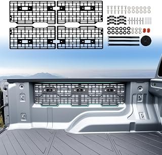 Side Truck Bed Molle Panel Rack System Compatible with 2023-2025 Chevy Colorado/GMC Canyon 5FT Accessories Cargo Storage Organizer Tools Rack Fit for 23-25 Chevrolet Colorado Accessories