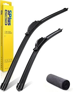 5 PLUS Wiper Blades fits Nissan TITAN 2017-2024 Bundle with Car Wash Towel