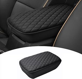 Shademax Center Console Cover for Chevy Colorado/GMC Canyon 2023-2025 2026 Accessories Armrest Cover for Colorado/Canyon Truck Arm Rest Cushion Pad PU Leather Middle Console Cover Seat Box Protector