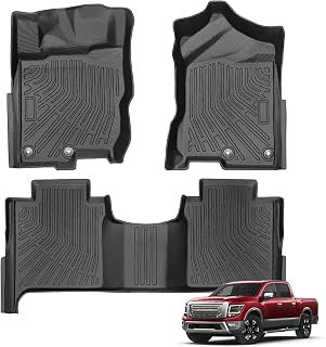 Floor Mats for 2017-2024 Nissan Titan | 2016-2024 Titan XD Crew Cab