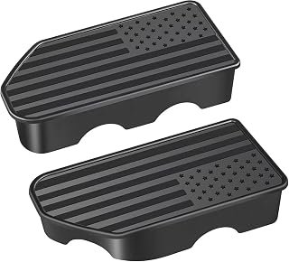 Bed Rail Stake Pocket Covers for Chevy Colorado/GMC Canyon 2023-2026 GMC Chevy Silverado Sierra 1500 2019-2024 2025, GMC Sierra 2500 3500HD 2020-2024 2025, Truck Caps Rear Holes Plugs Covers Black.