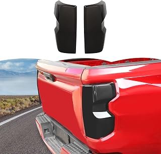 RT-TCZ Smoked Black Tail Light Lamp Cover Guard Trim Decoration Exterior Accessories for Chevrolet Chevy Colorado 2023 2024 2025