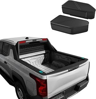 Bed Rail Stake Pocket Covers Compatible with Chevrolet Silverado EV 2024-2026 /GMC Sierra EV 2026 2025 2024 Rear Holes Truck Bed Rail Hole Plugs Stake Pocket Caps Cover