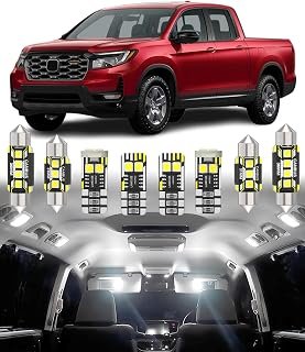 Car Interior LED Light Replacement for Honda Ridgeline 2017-2024, 6000K